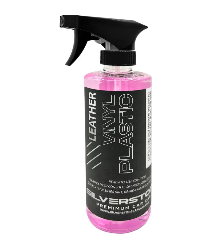 silverstone premium car care offers the best clean for leather vinyl plastic for car